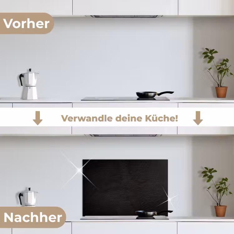 Verweerde Donkere Patronen keuken achterwand spatscherm klein -voor_na_DE