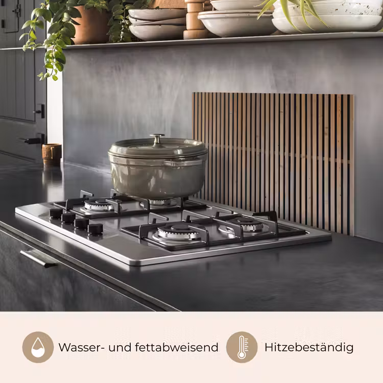 Vintage - Hout - Design - Structuur keuken achterwand spatscherm klein -usp_DE