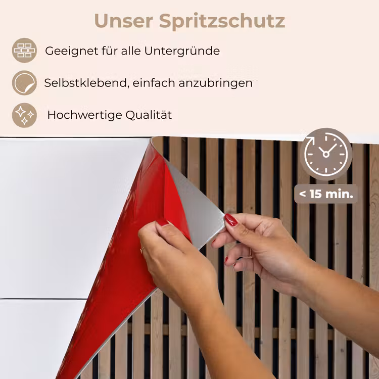 Vintage - Hout - Design - Structuur keuken achterwand spatscherm klein -spatscherm_DE
