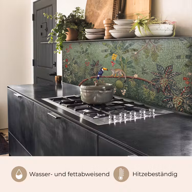 Vogel - Dier - Jungle - Mozaïek - Natuur keuken achterwand 2 middel -usp_DE