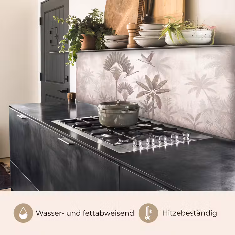 Vogel - Tropisch - Jungle - Natuur - Beige keuken achterwand 2 middel -usp_DE