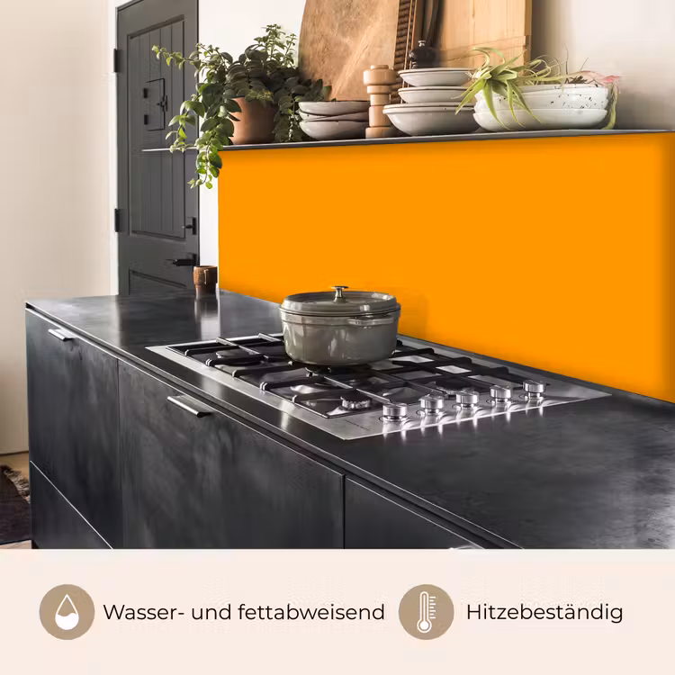 Warm - Ochre - Oranje keuken achterwand 2 middel 871 -usp_DE