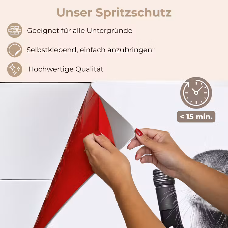Wijnfles - Otter - Zwart keuken achterwand spatscherm klein -spatscherm_DE