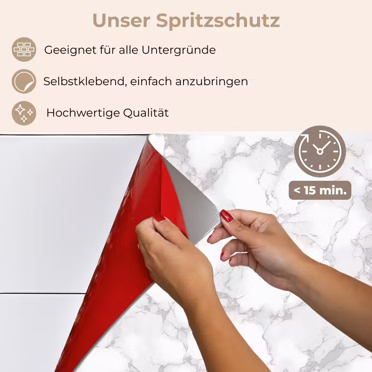 Wit - Marmer - Grijs keuken achterwand spatscherm klein 900 -spatscherm_DE