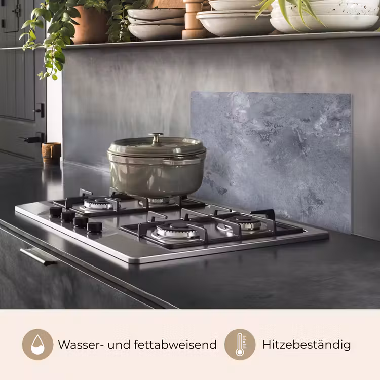 Wolken van Beton keuken achterwand spatscherm klein -usp_DE