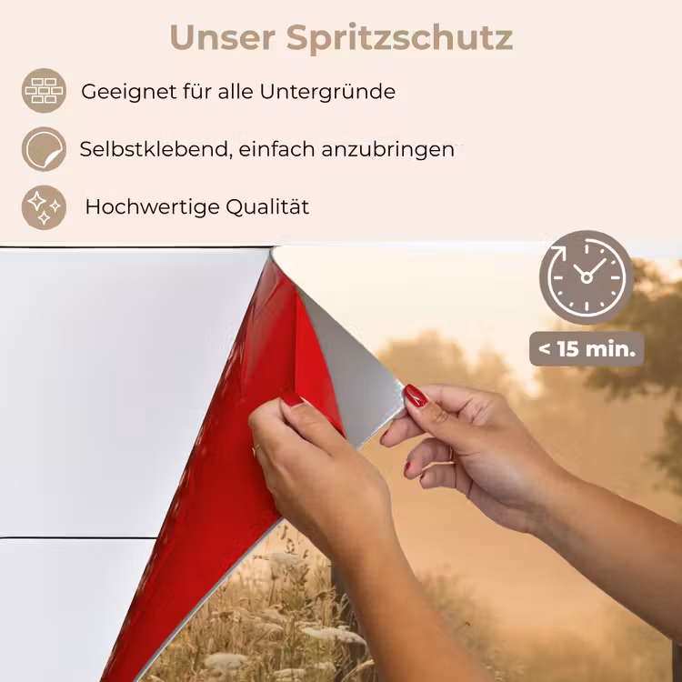 Hek - Natuur - Mist - Veld keuken achterwand spatscherm klein -spatscherm_DE