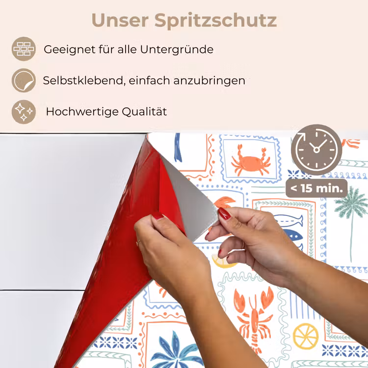 Italiaans - Zee - Sfeer - Krab - Multi keuken achterwand spatscherm klein 900 -spatscherm_DE