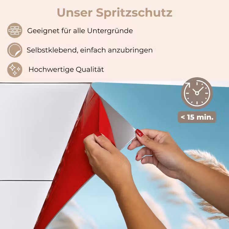 Siergras - Wind - Lichtbruin keuken achterwand spatscherm klein -spatscherm_DE