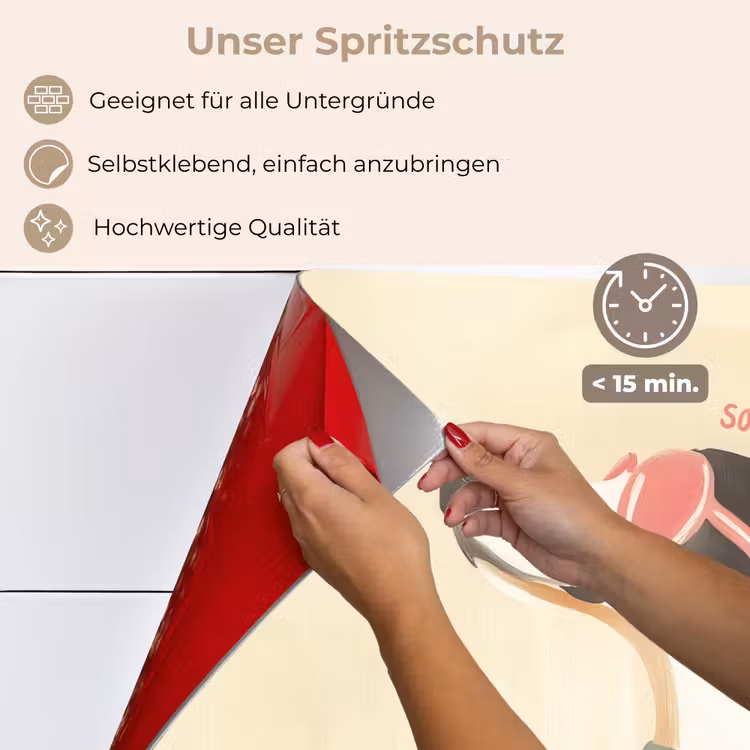 Quote - Hond - Zonnebril keuken achterwand spatscherm klein -spatscherm_DE