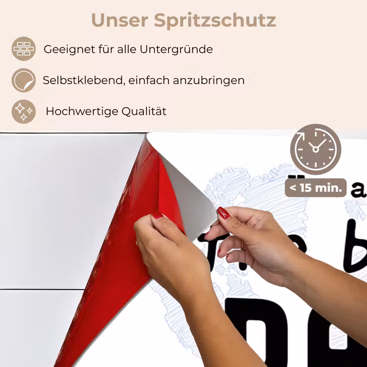 Quotes - The best dad in the world - Spreuken - Papa keuken achterwand spatscherm klein -spatscherm_DE