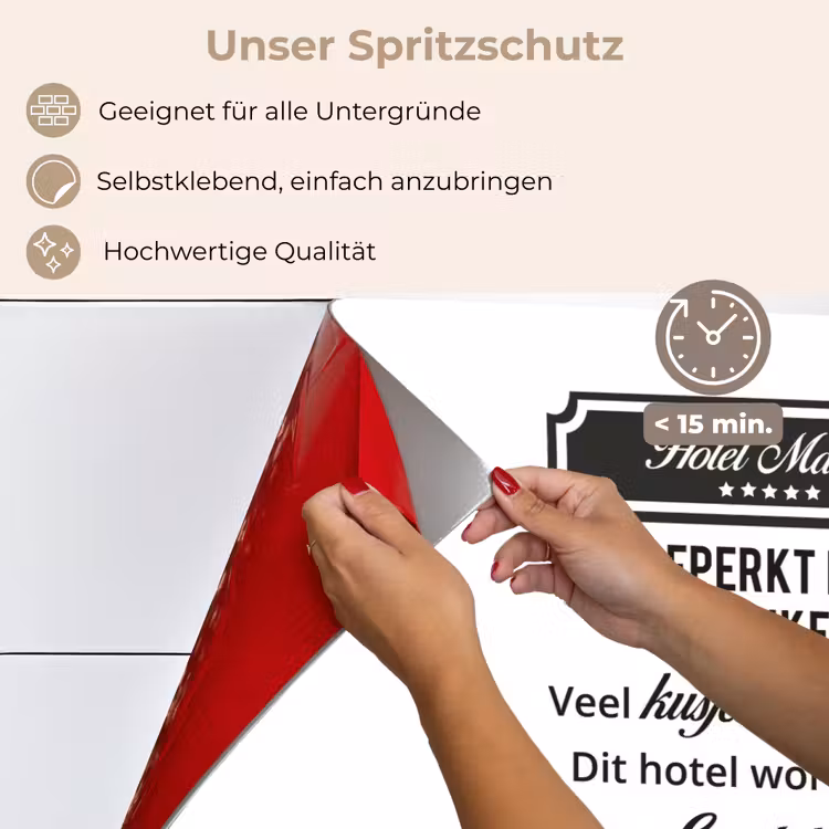 Quotes - Mama - Spreuken - Hotel mama keuken achterwand spatscherm klein -spatscherm_DE