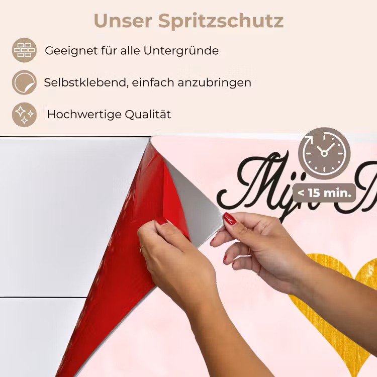 Quotes - Moeder - Spreuken - Mijn mama keuken achterwand spatscherm klein -spatscherm_DE
