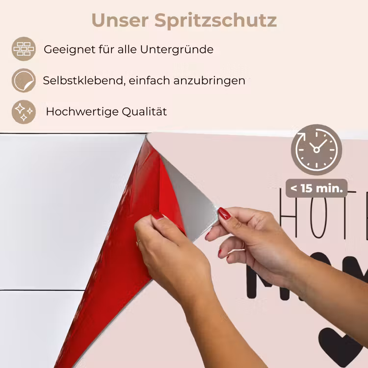 Quotes - Spreuken - Hotel mama always open - Mama keuken achterwand spatscherm klein -spatscherm_DE