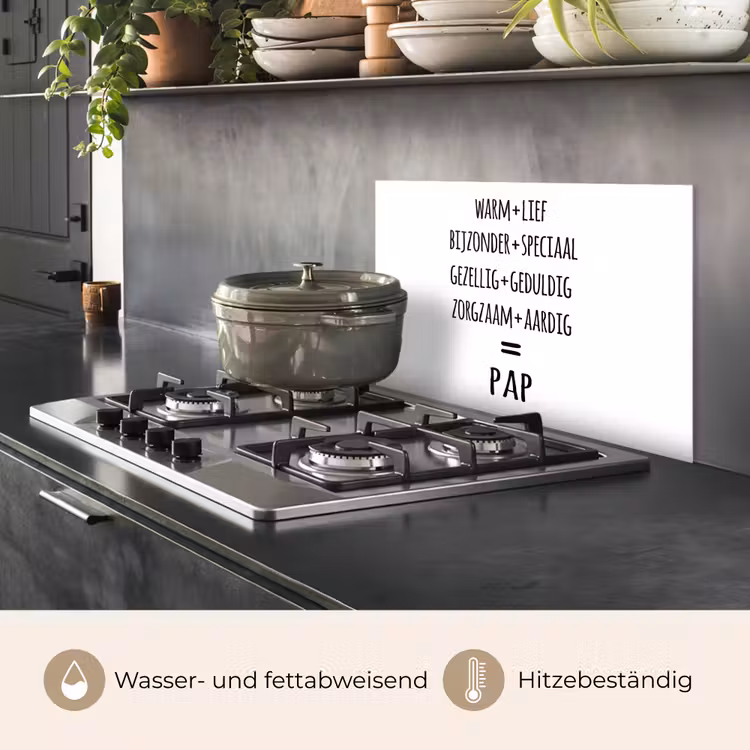 Quotes - Pap definitie - Spreuken - Vader keuken achterwand spatscherm klein -usp_DE