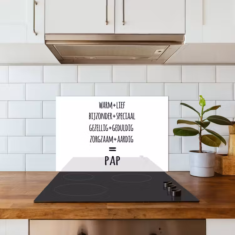 Quotes - Pap definitie - Spreuken - Vader keuken achterwand spatscherm klein -sfeer2