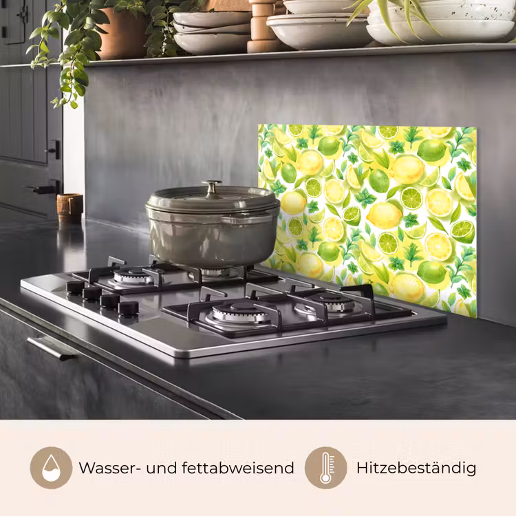Citroen - Geel - Limoen - Groen keuken achterwand spatscherm klein 900 -usp_DE