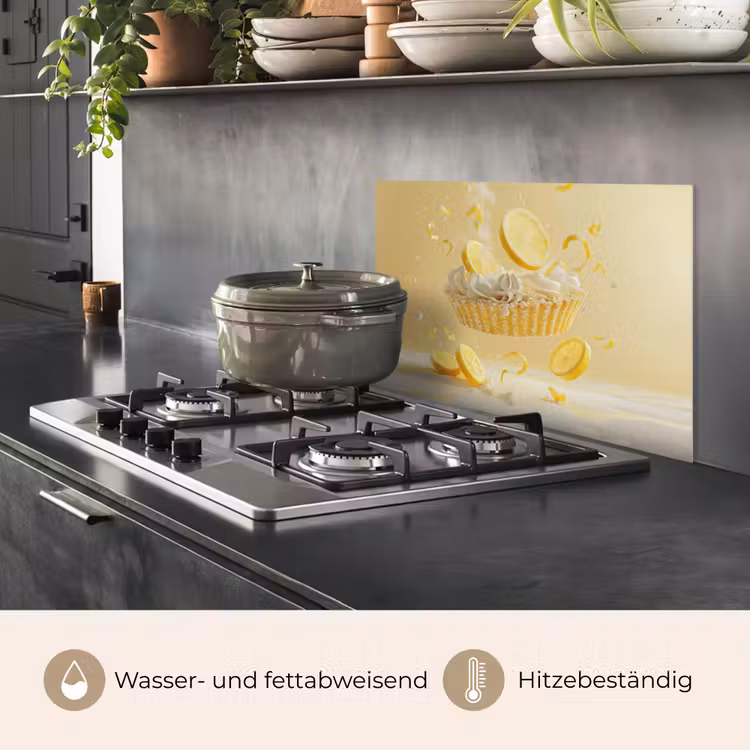 Citroen - Taart - Eten - Geel keuken achterwand spatscherm klein -usp_DE