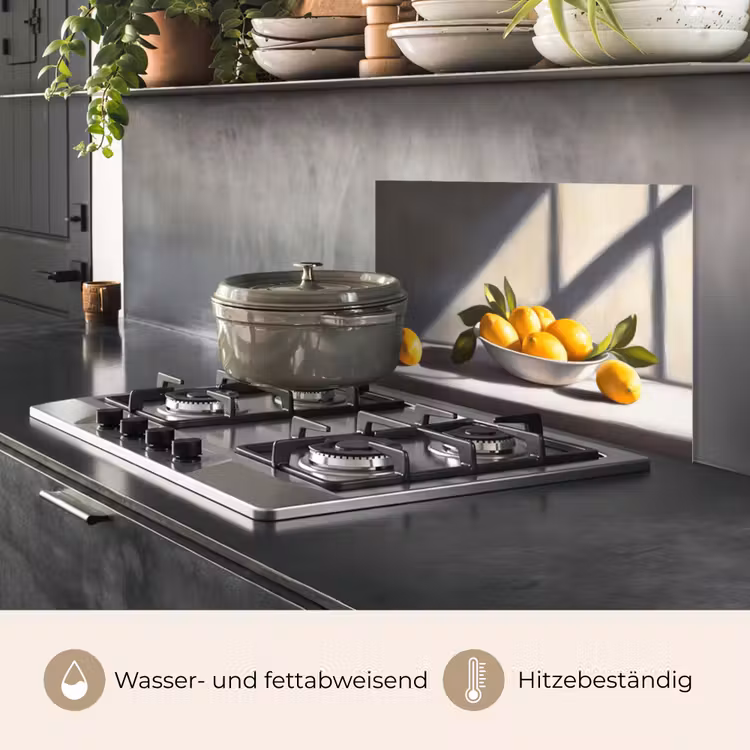 Citroenen - Stilleven - Geel keuken achterwand spatscherm klein -usp_DE