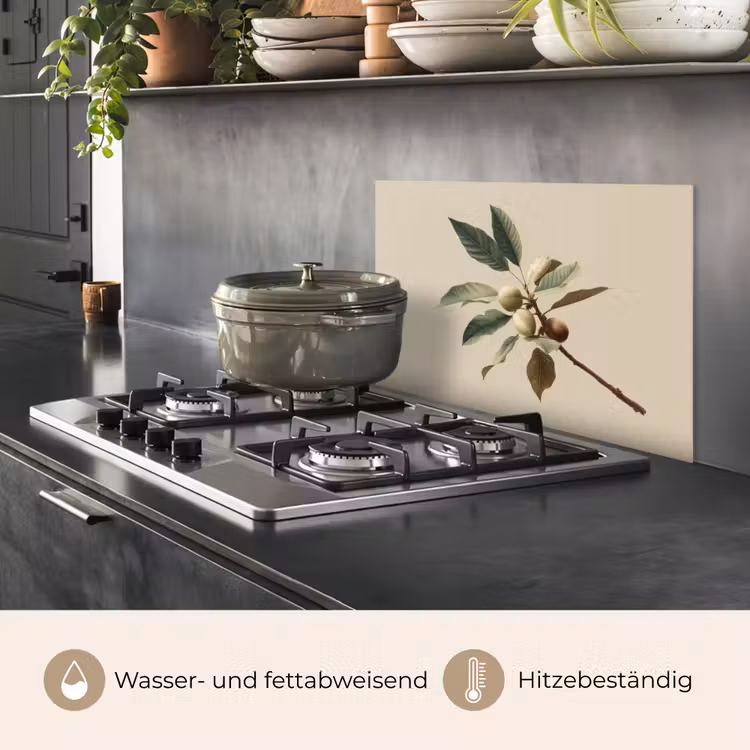 Tak - Groene Bladeren - Vruchten keuken achterwand spatscherm klein -usp_DE