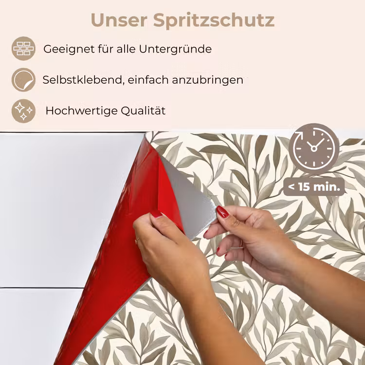 Takken - Botanisch - Taupe keuken achterwand spatscherm klein 900 -spatscherm_DE