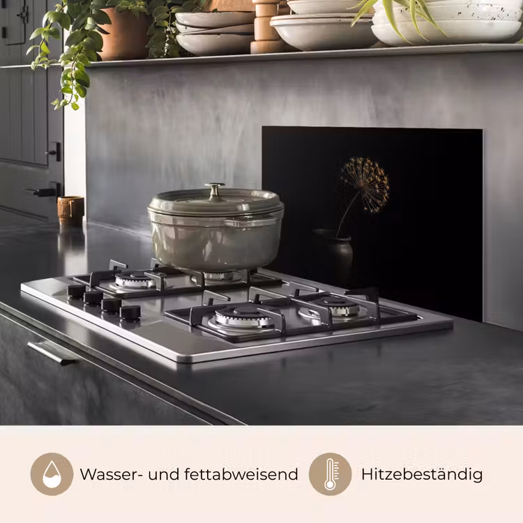 Bol - Gedroogd - Vaas - Zwart keuken achterwand spatscherm klein -usp_DE