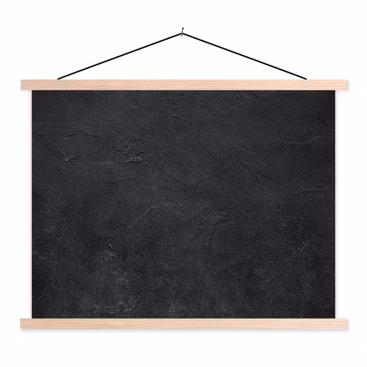 Industrieel - Beton - Grijs - Vintage - Rustiek textielposter latten blank klein -3d