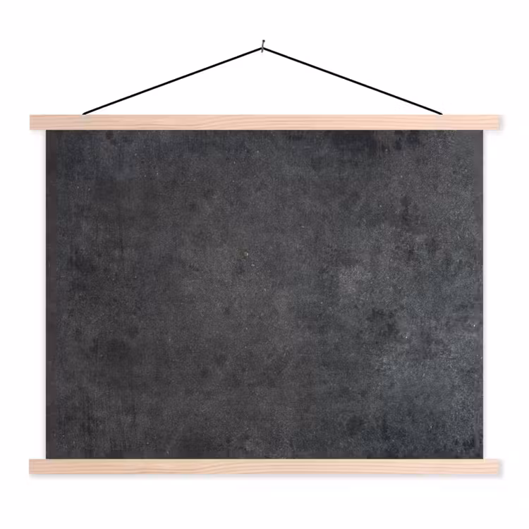 Industrieel - Leisteen - Grijs - Structuur - Beton textielposter latten blank klein -3d