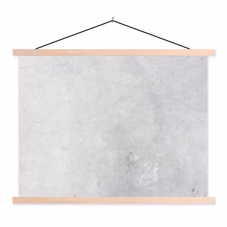Verwering - Beton - Structuren - Vintage - Industrieel - Grijs textielposter latten blank klein -3d