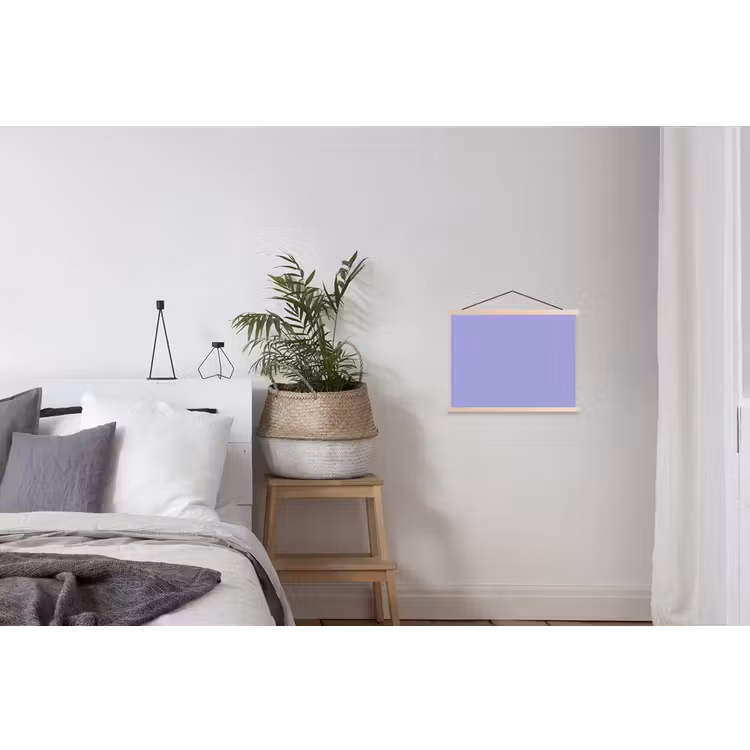 Ceil - Paars - Lila textielposter latten blank klein 122 -woonkamer