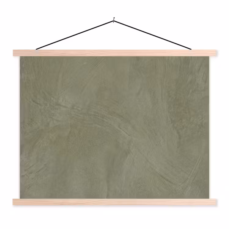 Textuur - Betonlook - Achtergrond - Modern - Groen textielposter latten blank klein -3d