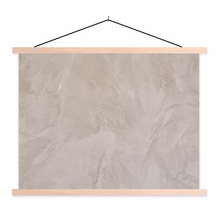 Textuur - Wand - Modern - Beige - Abstract textielposter latten blank klein -3d