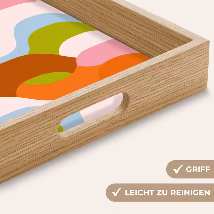 Abstract - Vormen - Roze Dienblad Rechthoek middel -USP_HandgreepDE