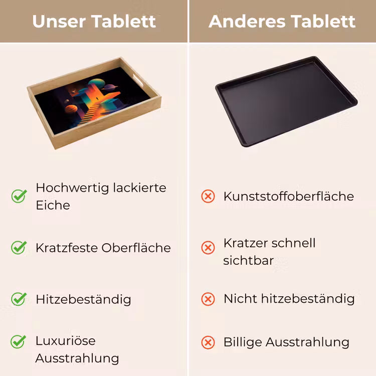 Abstract - Trappen - Mens - Planeten Dienblad Rechthoek middel -USP_VergelijkingDE