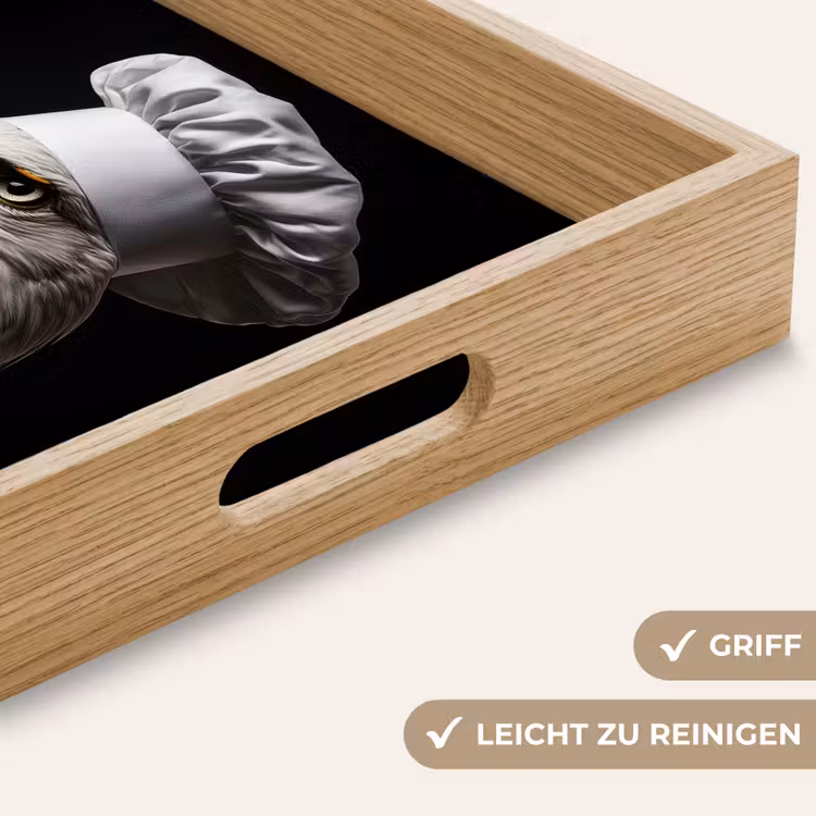 Arend -Amerika - Koksmuts - Vogel - Stoer Dienblad Rechthoek middel -USP_HandgreepDE