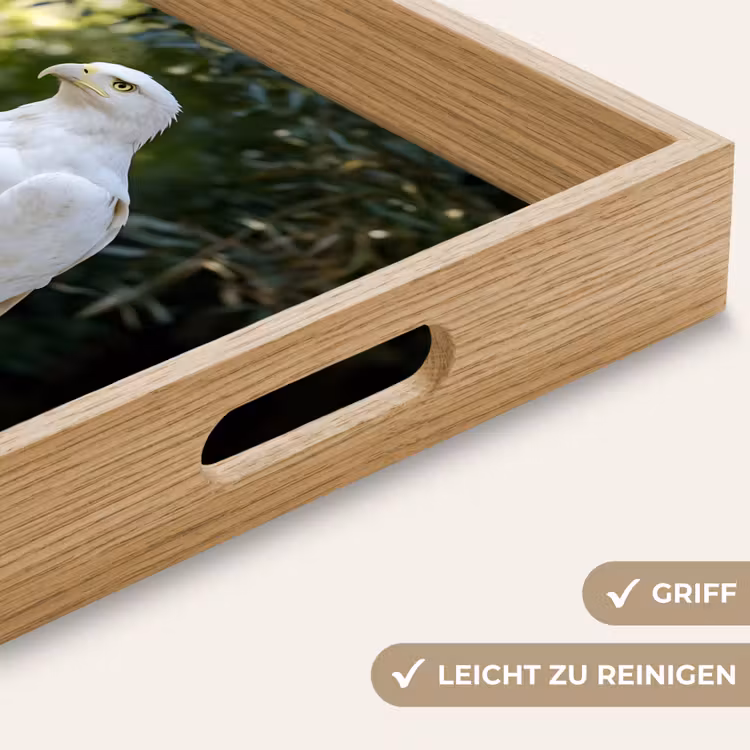 Arend - Hout - Wit - Planten Dienblad Rechthoek middel -USP_HandgreepDE