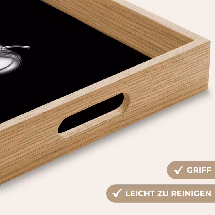 Appel - Metallic - Symmetrisch Dienblad Rechthoek middel -USP_HandgreepDE