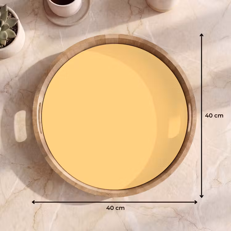 Apricot - Ice - Oranje Dienblad Rond middel 914 -USP_Formaat