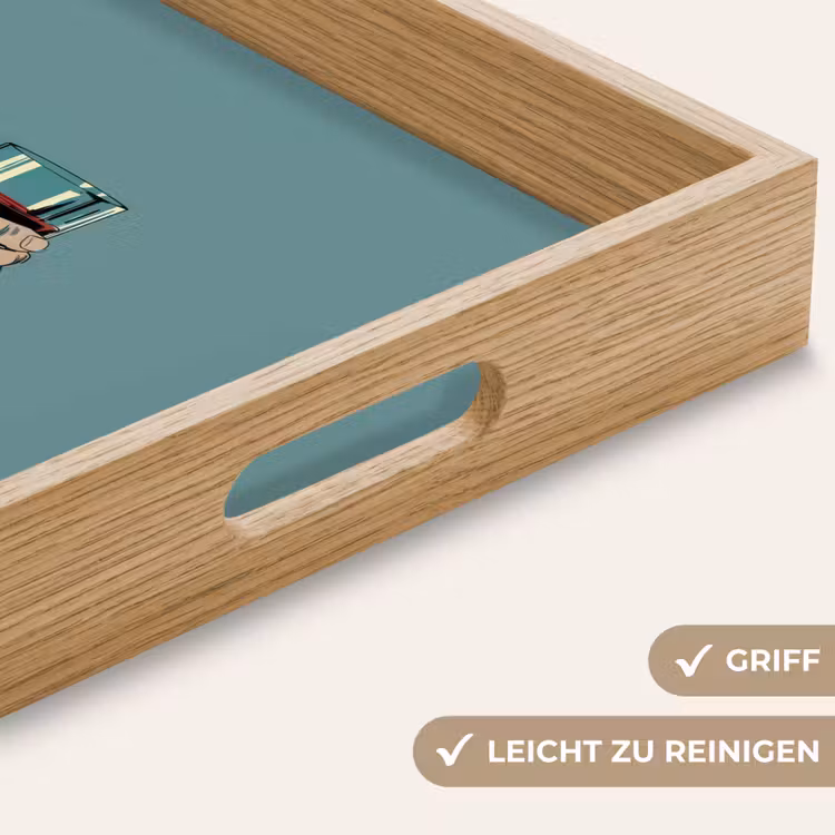 Arm - Glas - Pak - Blauw Dienblad Rechthoek middel -USP_HandgreepDE