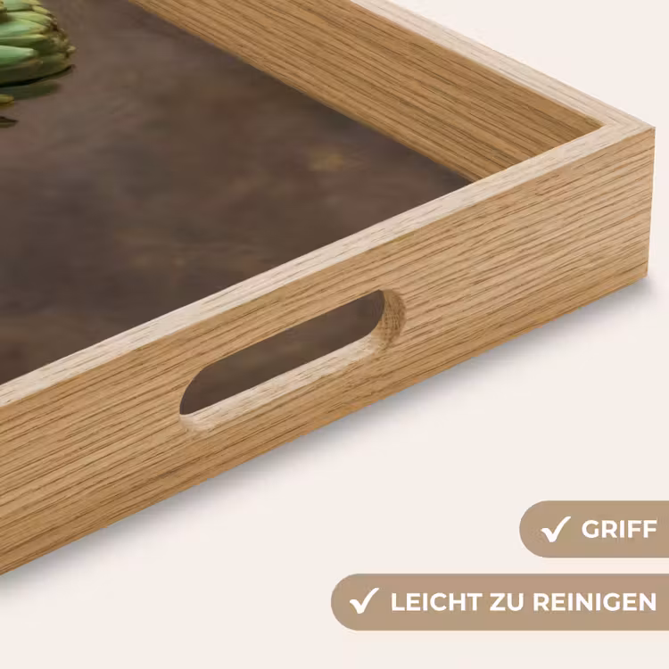 Tablett - Artischocken – Oliven – Essen - Artisjokken - Olijven - Eten Dienblad Rechthoek middel