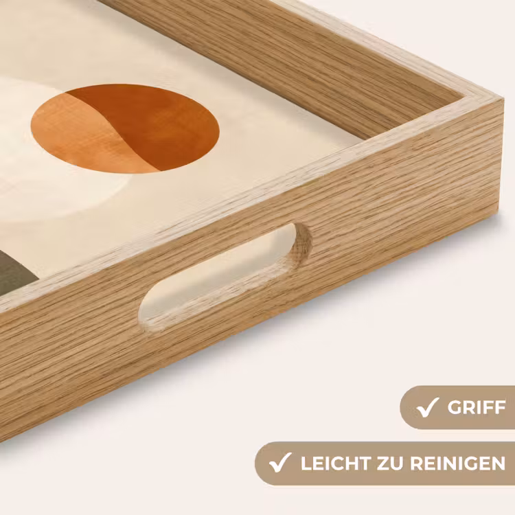 Takken - Vormen - Abstract Dienblad Rechthoek middel -USP_HandgreepDE