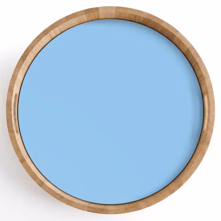Baby - Blue - Blauw Dienblad Rond middel 914 -z3d_shopping