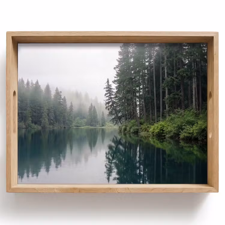 Bergen - Meer - Bos Dienblad Rechthoek middel -z3d_shopping