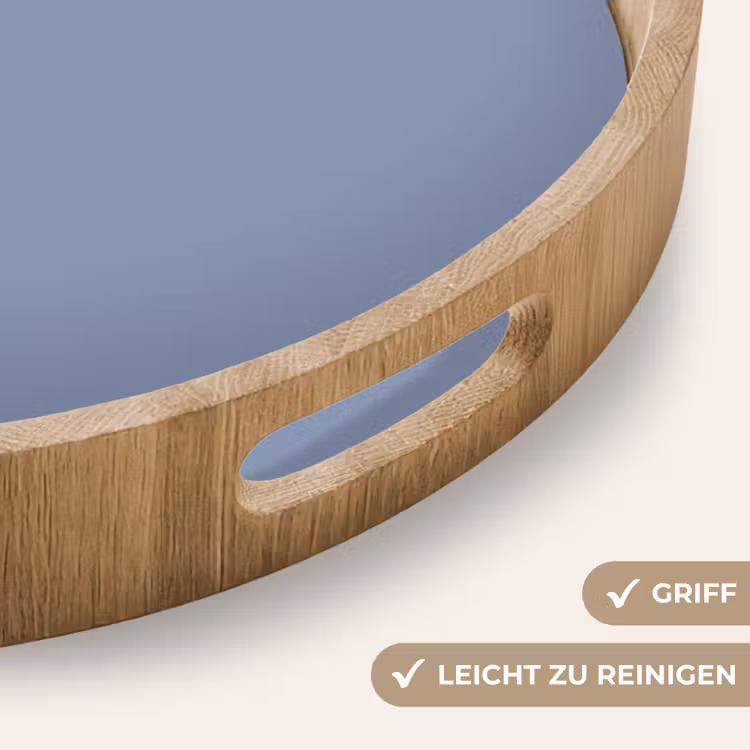 Canary - Champ - Blauw Dienblad Rond middel 914 -USP_HandgreepDE