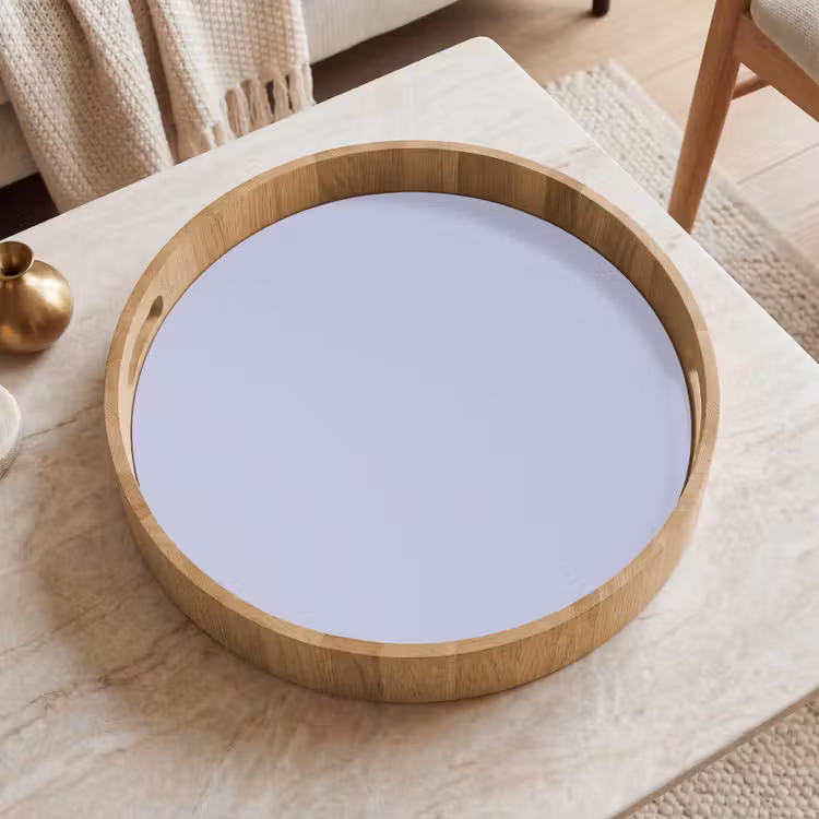 Chalky - Lavender - Paars Dienblad Rond middel 914 -sfeer1
