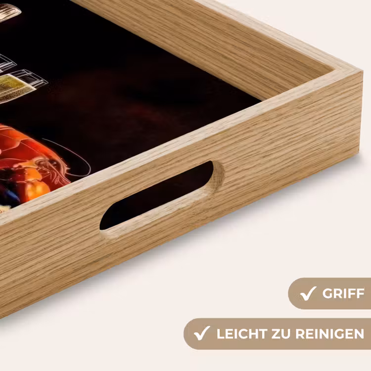 Champagne - Luxe - Oesters Dienblad Rechthoek middel -USP_HandgreepDE