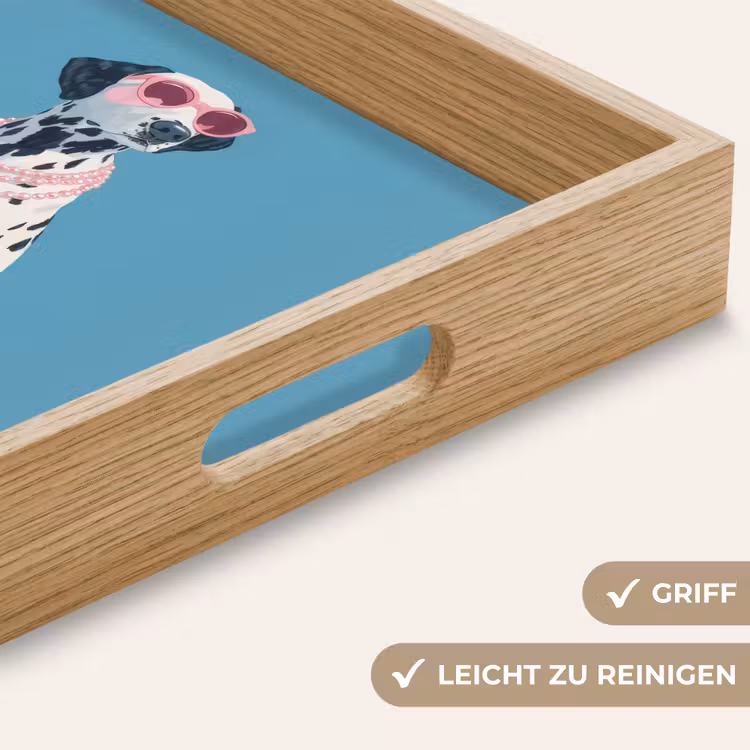 Dalmatiër - Zonnebril - Blauw Dienblad Rechthoek middel -USP_HandgreepDE