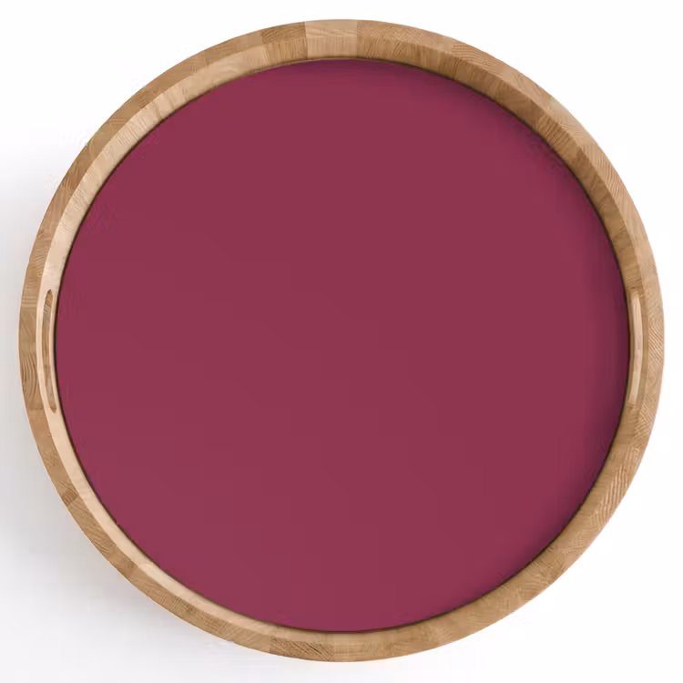 Deep - Rasberry - Rood Dienblad Rond middel 914 -z3d_shopping