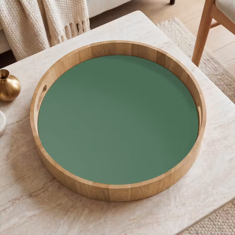 Deep - Sagewood - Groen Dienblad Rond middel 914 -sfeer1