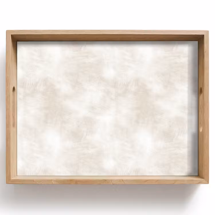 Subtiel - Structuur - Beige Dienblad Rechthoek middel 911 -z3d_shopping
