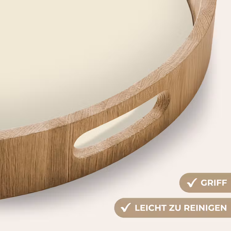 Drop - Delay - Nude Dienblad Rond middel 914 -USP_HandgreepDE